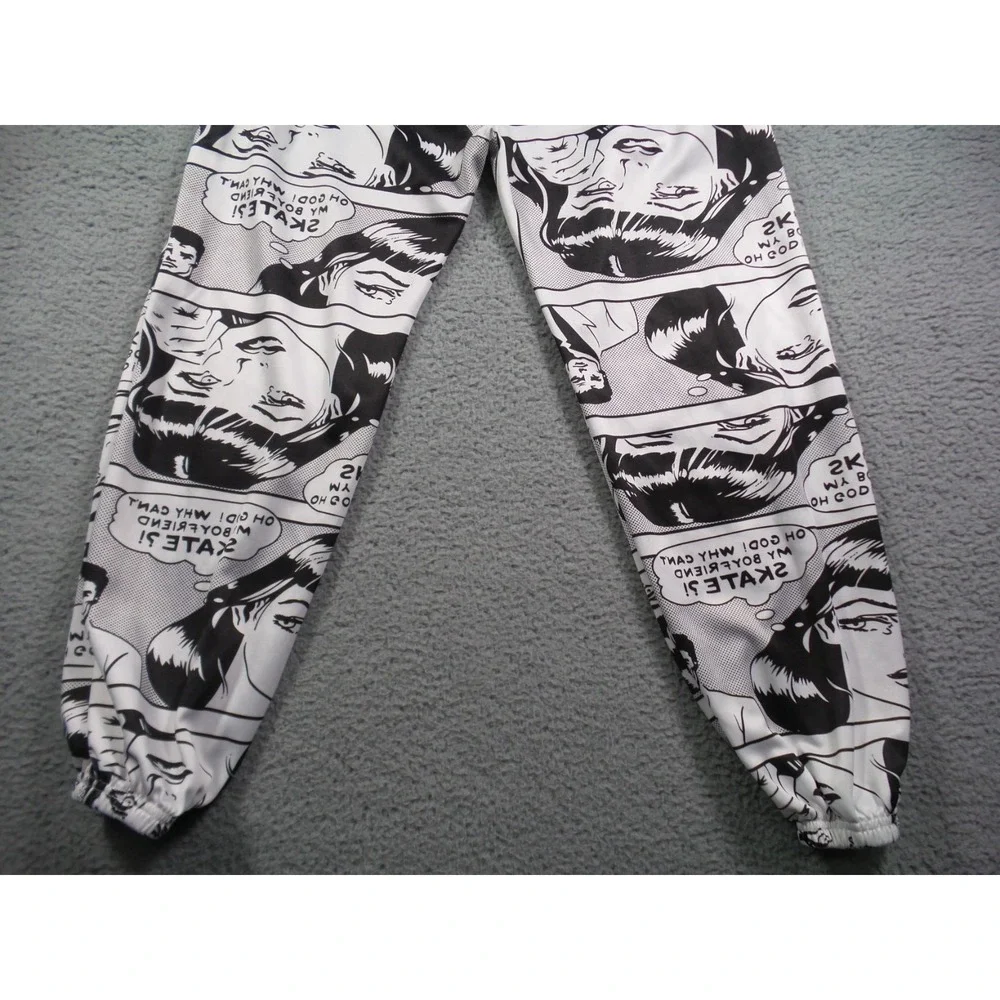 Trasher Magazine Pants Youth XXL 21x26‎ White Elastic Waist All Over Print